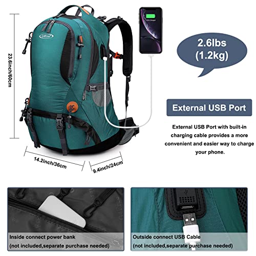 G4Free 50L Hiking Backpack Waterproof Daypack Outdoor Camping Climbing Backpack With Rain Cover For Men Women #TOP1