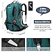 G4Free 50L Hiking Backpack Waterproof Daypack Outdoor Camping Climbing Backpack with Rain Cover for Men Women