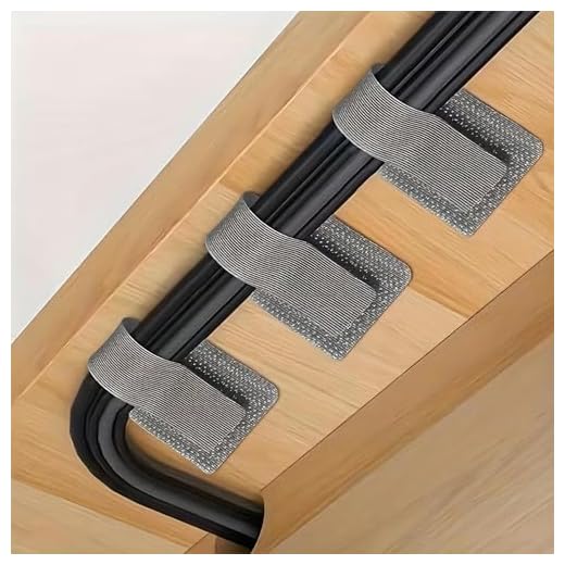 30pcs Nylon Cable Management Clips, Reusable Cable Management Organizer, 15Pair Organizer in Home,Office,Kitchen,School, Gray