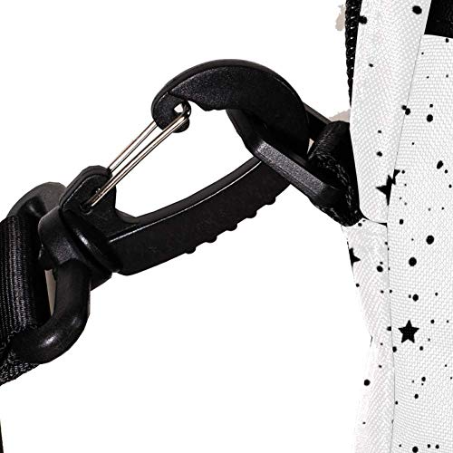 Bolso bandolera para portátil 14-15.4 wolf moon and star con correa ajustable 4