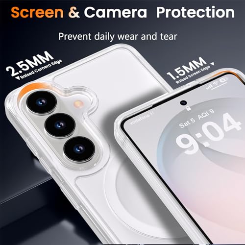 Image of WRJ Magnetic Case for Samsung Galaxy S23 6.1-Inch,Clear