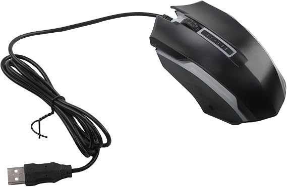 Wired Optical Mouse With USB Connection Featuring Luminous Design And Materials, Suitable For Long Gaming