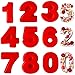 Frasheng 9pezzi Stampi per Torte in Silicone,Stampo in silicone con numeri,Stampi con Forme Particolari,4 pollici,Set di stampi per torte in 3D,teglie in silicone,compleanno,anniversario di matrimonio
