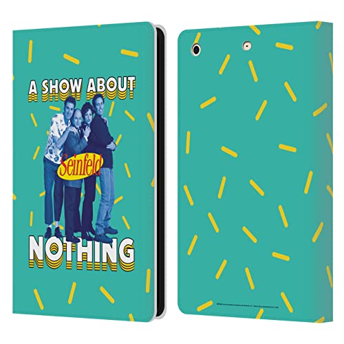 Head Case Designs Officially Licensed Seinfeld A Show About Nothing Graphics Leather Book Wallet Case Cover Compatible with Apple iPad Mini 1 / Mini 2 / Mini 3
