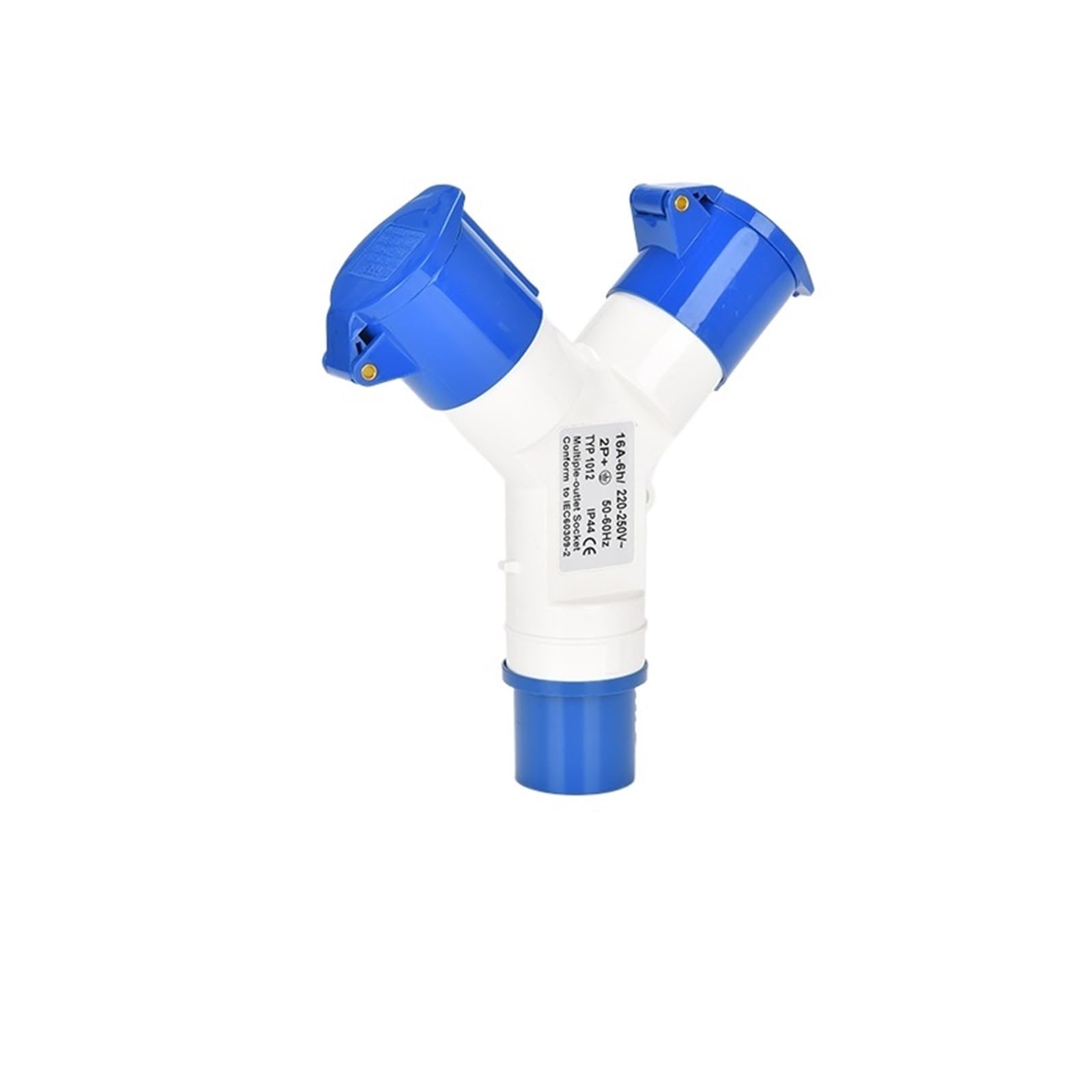 MUYTQAERG IP44 Three-Way Waterproof Industrial Aviation Plug and Socket Y-Type 1 Input to 3 3P 4P 5P 16A 32A 220V 380V(3P 16A 1to2)