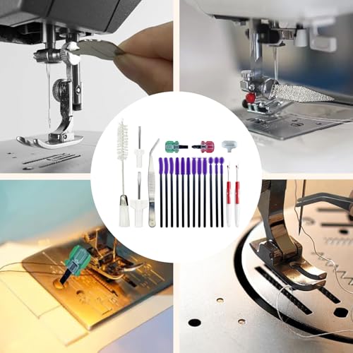 Kit de nettoyage pour machine à coudre pour réparer les sauts de points