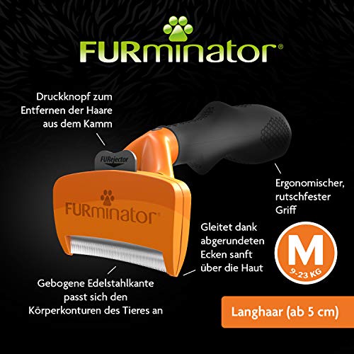 Hundebürste Furminator deShedding-Tool für mittelgroße Hunde