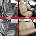 Astira Car Seat Covers for Mercedes-Benz ML320 ML350 ML400 2000-2015,Breathable Comfortable Nappa Leather Seat Covers Full Set, Anti-Slip Waterproof Automotive Seat Cover Protectors(Beige)