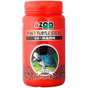 AZOO Turtle Sticks | 900ml – 300g | 9 in 1 Formula Fish Food