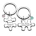 Produktbild Lover Gifts Puzzle Stück Schlüsselanhänger 2 Stück His Her Puzzle Schmuck Set Geschenk für Paare Weihnachten Geburtstag