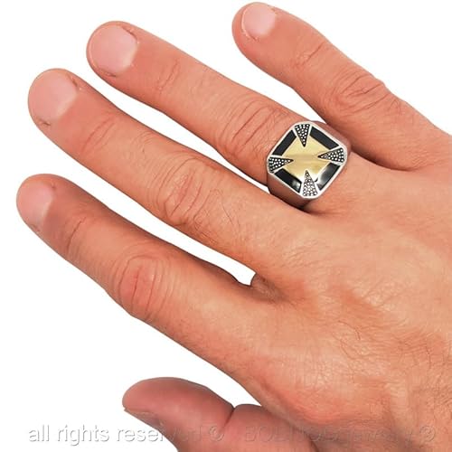 BOBIJOO JEWELRY - Anello Anello Croce Malta Oro