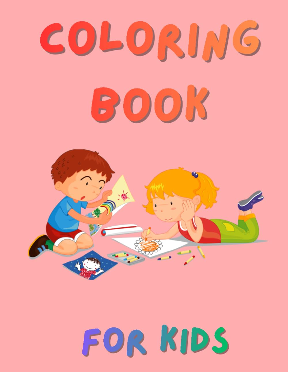 Coloring book for kids: A Journey into the World of Colors: Fun Drawings for Little Artists.