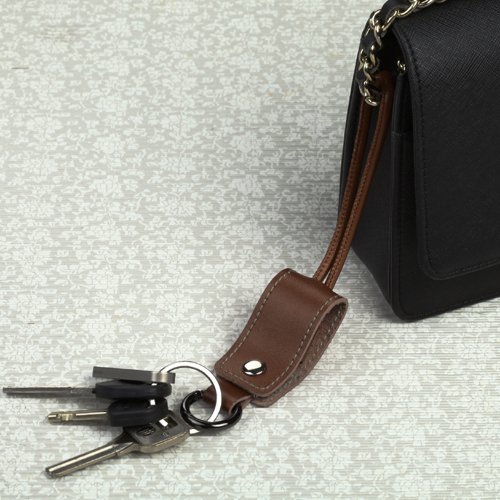 MyBat Leather Date Cable MicroUSB Brown A01-2-01-Q1