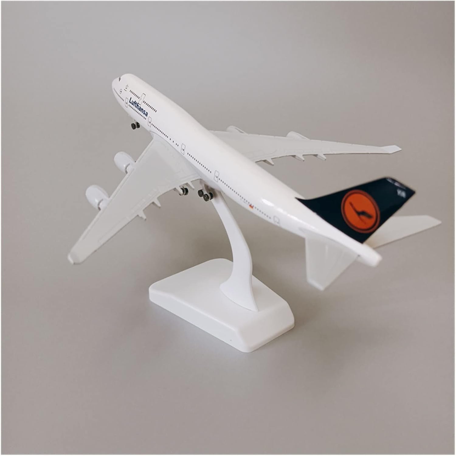 20cm Alloy Metal Model Aviation Boeing B747 Plane with Wheel Stand Collector Toys Hobby Playgame Kit