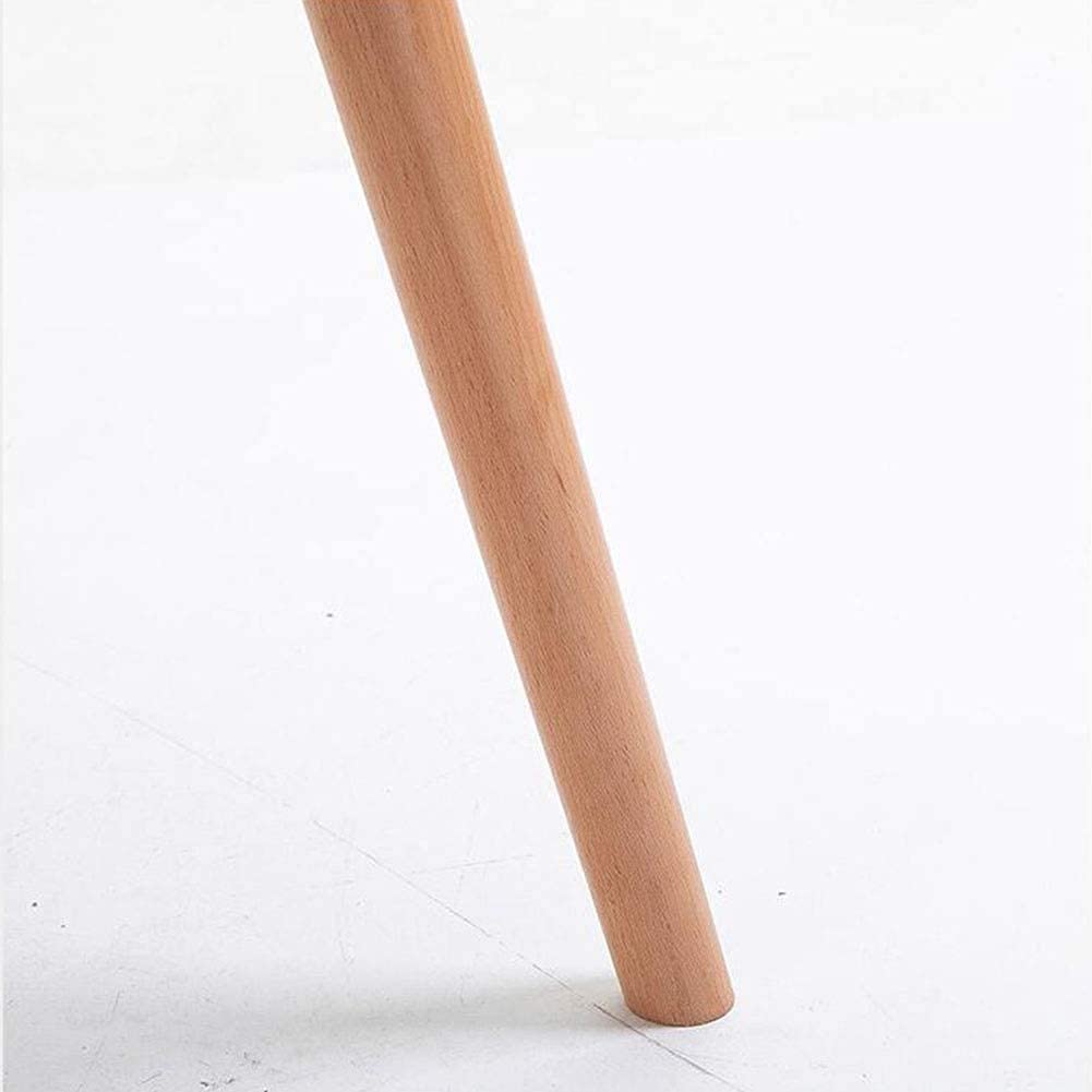 Moderna silla de comedor tapizada con patas y reposabrazos de madera, elegante, cómoda y resistente para oficina, restaurante, tocador de maquillaje, recepción, cocina, dormitorio, hotel