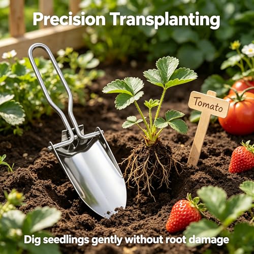 Pala plegable mini para jardín y camping miniatura 4