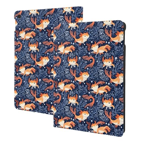 Housse iPad 10.2 axolotl orange pour iPad 9e/8e/7e génération