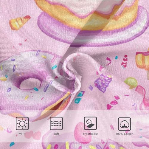 Wusikd Cakes Doughnuts Boys' Underwear Cotton Sweets Boys Briefs Soft Toddler Underwear 2T3