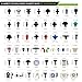 1970Pcs Automotive Push Retainer Clips Body Fasteners Clips - 52 Most Popular Sizes Plastic Fasteners Kit Fender Rivet Clips Nylon Auto Push Pin Rivets for Toyota Ford Honda Fits Most Vehicle Brands