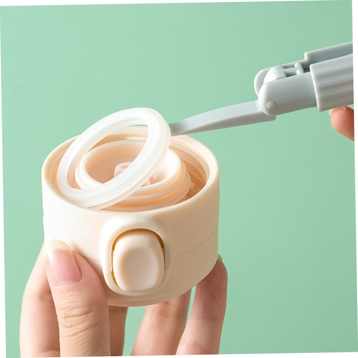 4pezzi Spazzola Per La Pulizia Delle Bottiglie Multi-funzione Ergonomica Per Bottiglie Design Appendibile e Leggera Per Casa e Viaggi Facile Da Usare e Sicura