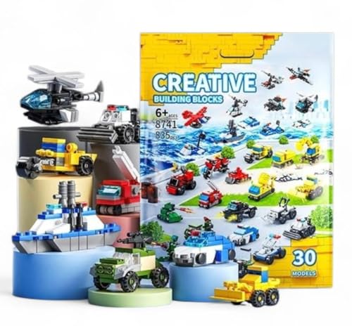Image of Chocozone 30 Models Mini Cars Building Blocks for Kids 7-14 Years Toys for Boys Toys for Kids Birthday Gifts Toy for 9+ Years Old Boys & Girls - 835Pcs Bag