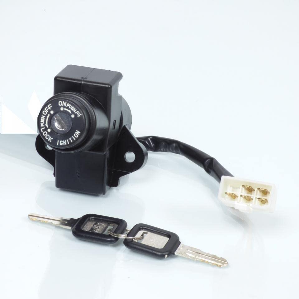 Neiman contacteur à clé Kyoto compatible avec Moto Kawasaki 500 Gpz Ex (S) 1 Disque 1987 à 1988