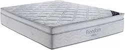 Colchão Freedom Queen (158x198x32) - Mola Superpocket, Pillow Top com Espuma Viscoelástica Ortobom