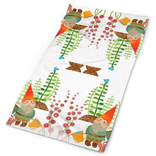 A Gnome Without His Gardening Toolss Neck Gaiter Face Scarf Mask-Dust, Sun Protection Windproof Cool Lightweight,Breathable Washable Fishing Hiking Cycling Running