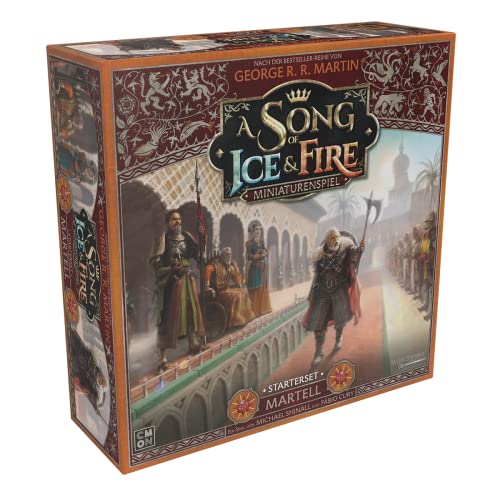 CMON, A Song of Ice & Fire – Martell, Starterset, Tabletop, 2 Spieler, Ab 14+ Jahren, 45-60 Minuten, Deutsch, Mehrsprachig, Mehrfarbig, Bunt