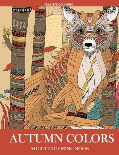 Autumn Colors: Adult Coloring Book