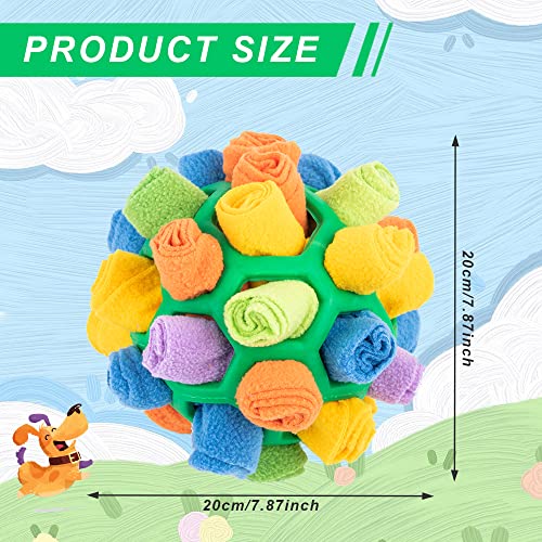 Jodsen Snuffle Mat for Dogs,Interactive Dog Toys Ball,Dog Puzzle Toy,Dog Feeding Mats,Foraging Mat,Snuffle Ball Dogs Sniffing Mat,Natural Foraging Skill,Dog Stimulation Toy Small Medium Pet,Green - Image 2