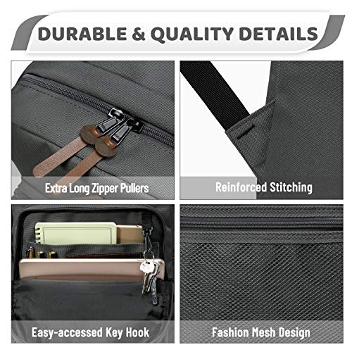 Rugzak Schoolrugzakken, VASCHY Mannen Vrouwen Ultralichte Schoolrugzak Tieners voor 15,6-inch laptop Middelbare School… - Image 4