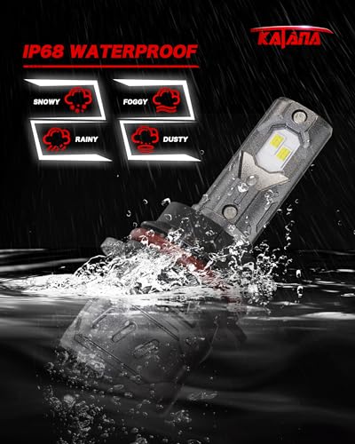 Image of KATANA 9007 Bulb,HB5 400% Brightness 6500K 1:1 Size Plug and Play Fog of 2 | Cooling Fan,High /Low Beam,360Beam Angle