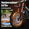 Tuttio Electric Dirt Bike Teens Adults - 48V 21AH Electric Bicycle 14"/12" Fat Tire Off Road High Torque Mini Electric Motocross Motorcycle Dirt Bike #3