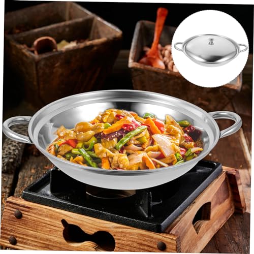 Olla Wok de Acero Inoxidable ULTECHNOVO con Tapa Versátil miniatura 7