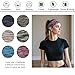 Sefiinh Headbands For Women 12 Pack Headband Yoga Elastic Head Bands Women's Hair Band Workout Soft Sweat Hairbands Accessories