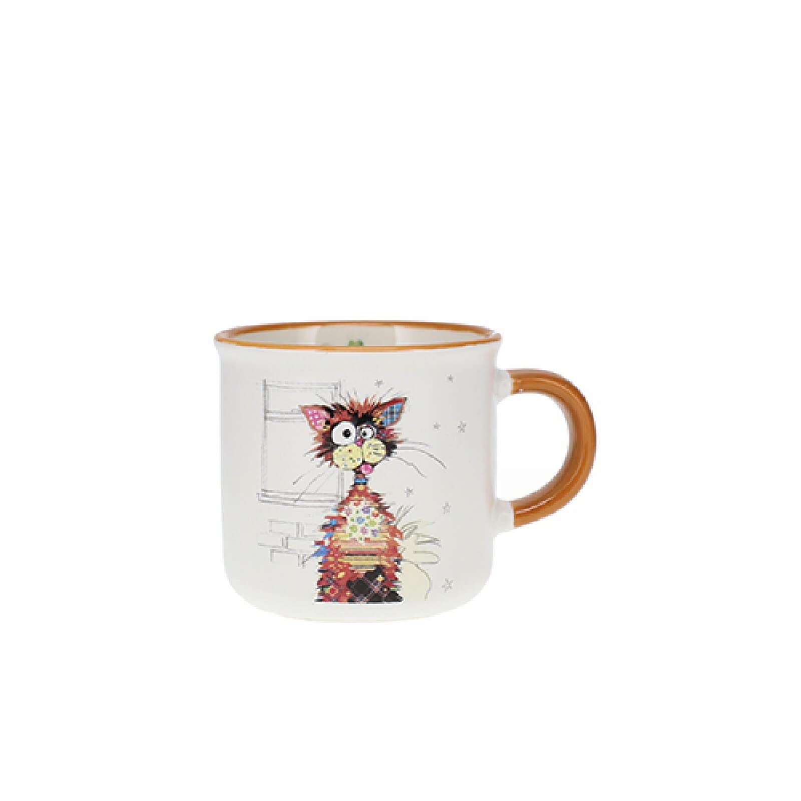 KIUB Mini mug timbale expresso avec des animaux - motif chat