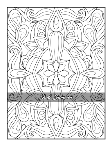 100 Amazing Patterns: An Adult Coloring Book with Fun, Easy, and Relaxing Coloring Pages - Image 34