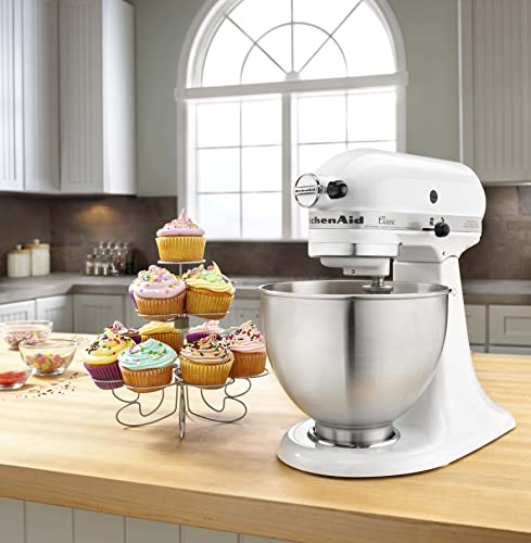 Kitchenaid Classic Series 4.5 Quart Tilt-Head Stand Mixer K45Ss, White #TOP4