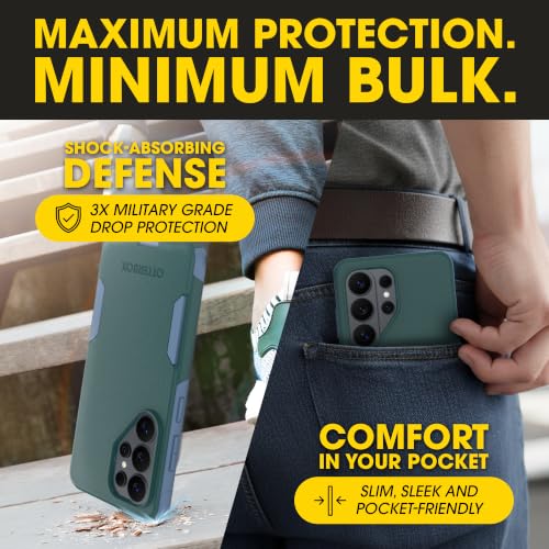 Image of OtterBox Samsung Galaxy S26 Ultra - Commuter Magnetic Case - Ocean Tides | 3X Military Drop Protection - Dual-Layer Design - Magnetic Fast Charge - Raised Edges - Port Covers