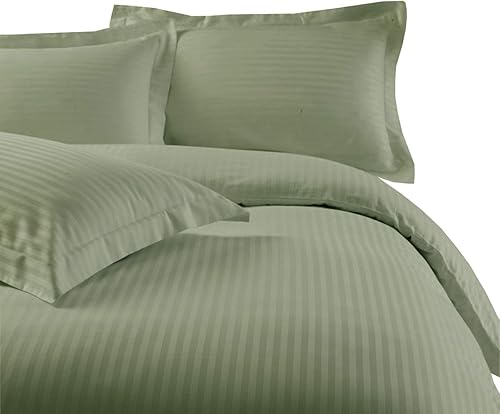 Miniatura 4 de Juego de ropa de cama a rayas de 300 hilos, 100% algodón, 5 piezas, tamaño individual, extra largo, XL, color negro, 3 piezas y 2 piezas de funda de