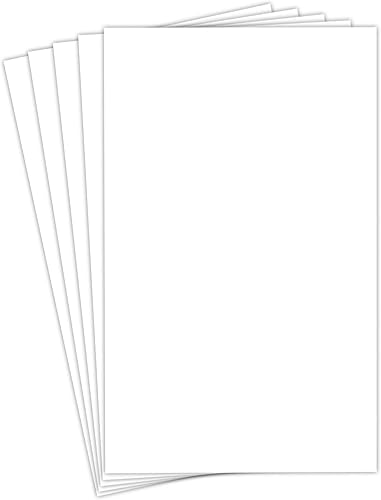 Tarjeta blanca de 8.5 x 14 pulgadas | Cartulina digital de índice de 110 libras (7.02 oz/m²) - Acabado liso - Ideal para artes y manualidades, menús