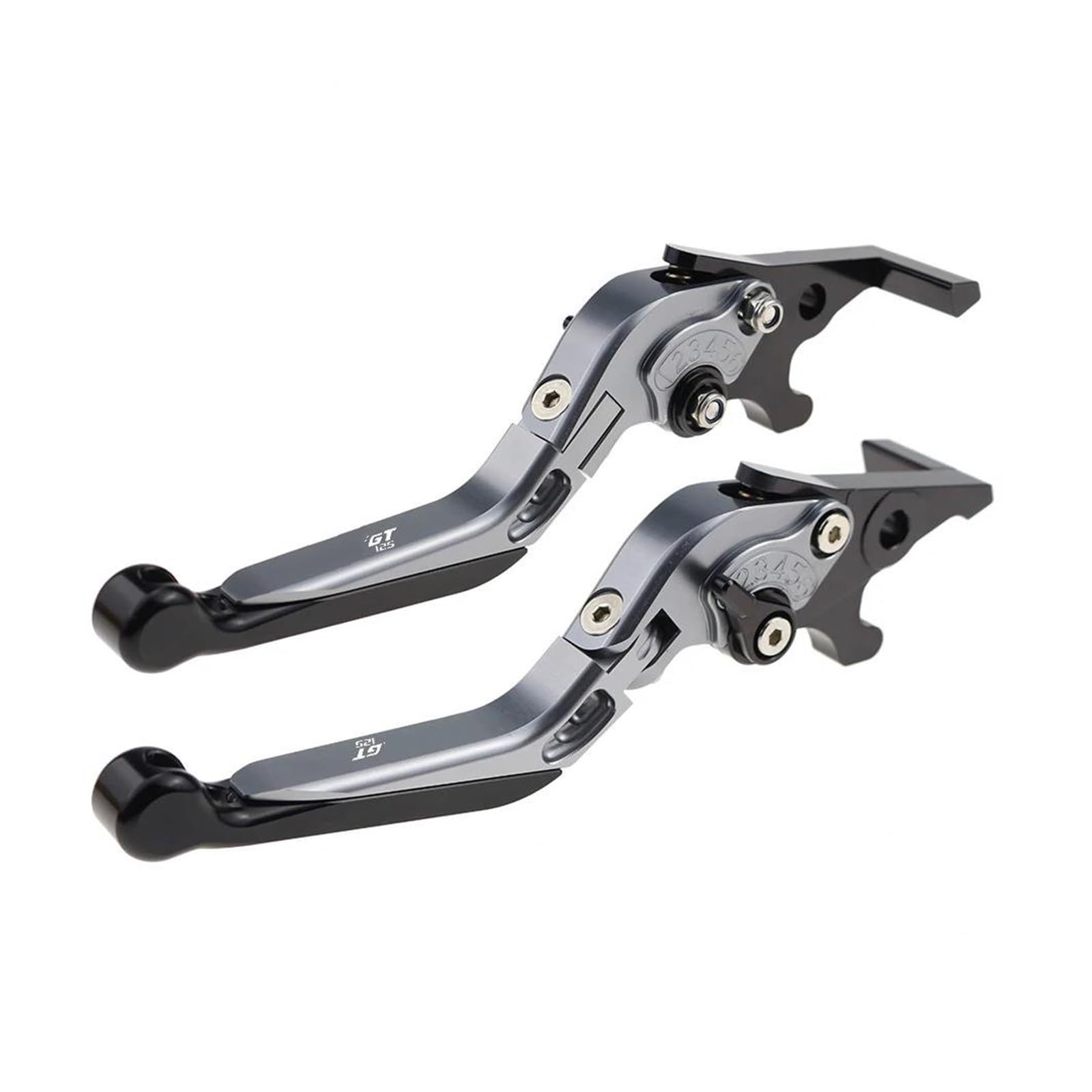 Lgldamuhx U Handlebar Clutch Brake Lever For Sr Gt 125 For Sr Gt125 2021-2023 Clutch Levers Folding Extendable Brake Handles