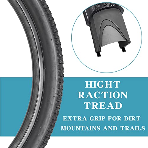 Simeiqi 2 Pack 26X2.125 Inch Mtb Bike Tires Replacement City Trail Bicycle Tires (2 Tires And 2 Levers) #TOP4