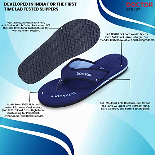 Doctor Slippers for Women Orthopedic Diabetic Pregnancy Non Slip Lightweight Comfortable Flat Casual Stylish Dr Chappals and House Flip flops For Ladies and Girl’s D-222