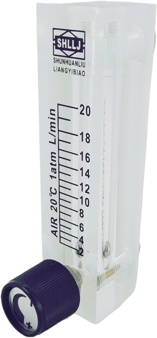 LZQ-6 2-20LPM air Flow Meter with Control Valve for Oxygen conectrator it can Adjust Flow