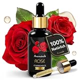 Rosenöl BIO 30 ml – 100% natürlich, ätherisches Öl aus Indien für Diffuser, Saunaaufguss...