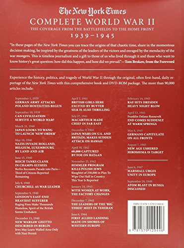 NEW YORK TIMES COMPLETE WORLD WAR II: All the Coverage from the Battlefields and the Home Front - Image 2