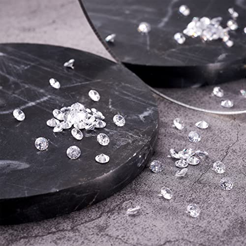 Craftdady 50pcs 4mm Clear Cubic Zirconia Stone Small CZ Rhinestone Faceted Cabochons for Earring Bracelet Pendants Jewelry DIY Craft Making - Image 4