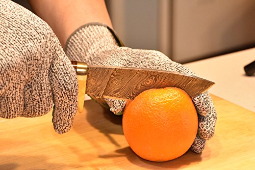 G & F 77100Xl Cut Resistant Gloves With Anti-Slip Silicone Block Palm Coating Technology, 1 Pair Xl Grey #TOP3